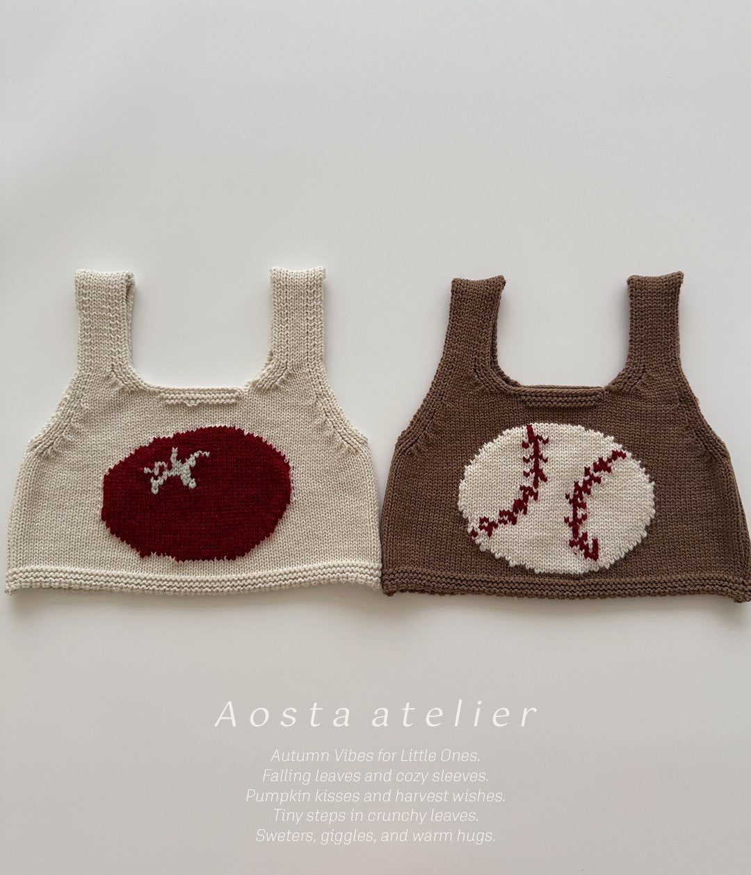 Aosta knit o vest (~70-115cm)