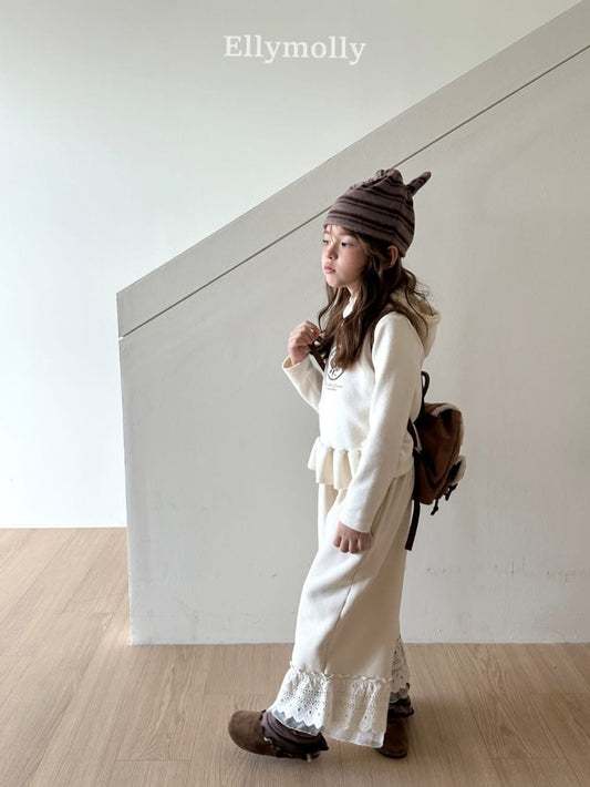 EllyMolly rose玫瑰裙擺連帽上衣 (90-145cm)