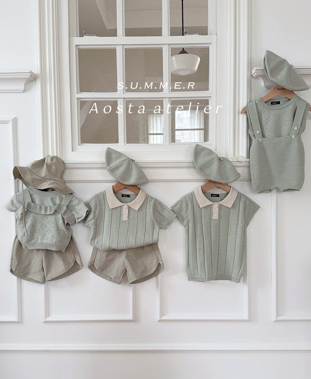 Aosta knit collar dress (1-5y)