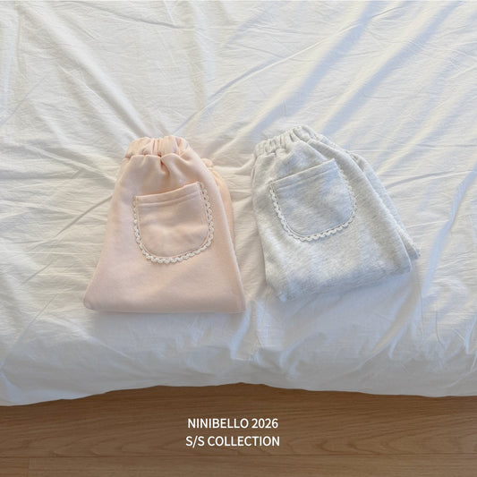 ninibello milk lace jogger pants (80-130cm)