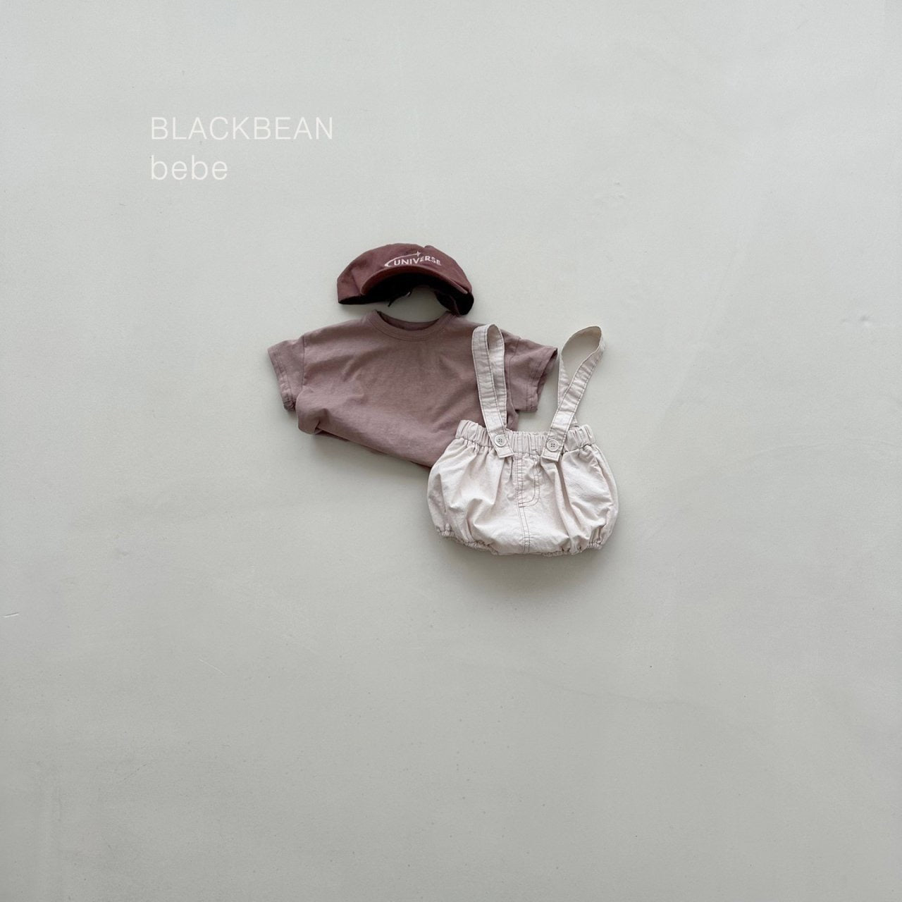 blackbean pampam bloomer set(3-18m)