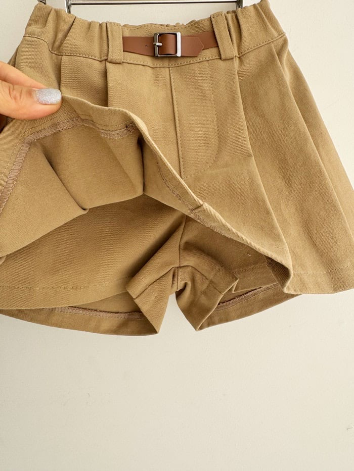 momoann belted cotton skirt (90-150cm)