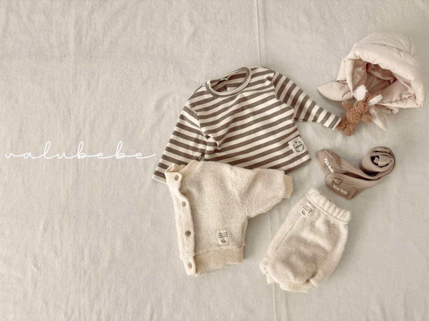 Valubebe 條紋小標上衣 (~70-110cm)