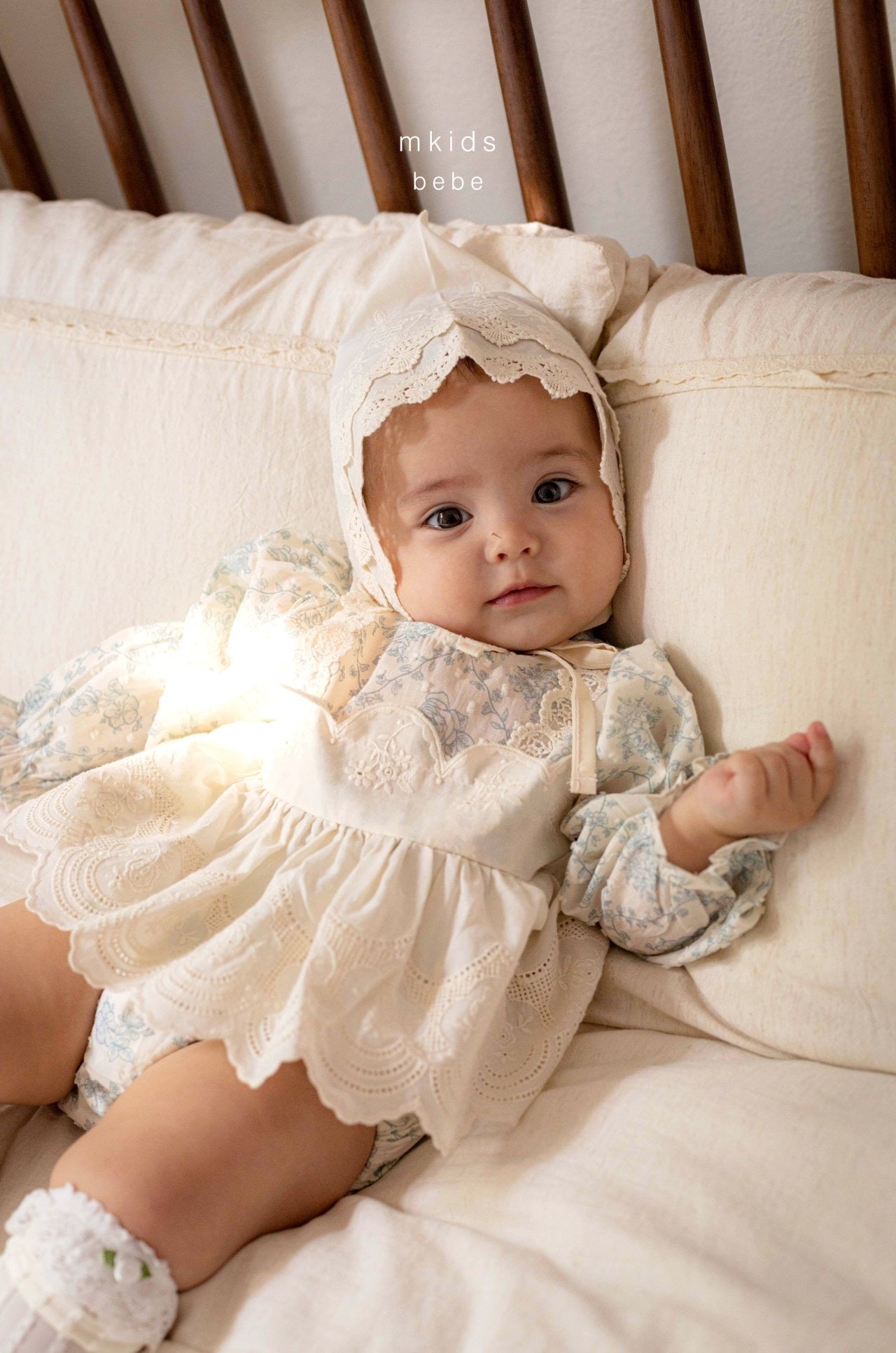 mkids lael lace suit (3-18m)