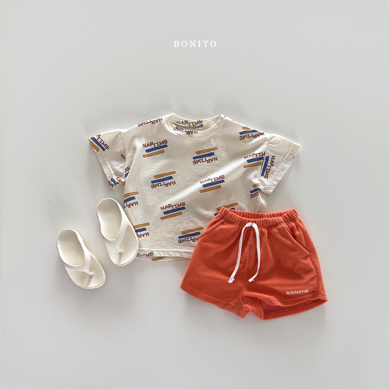 bonito plain terry shorts (70-140cm)