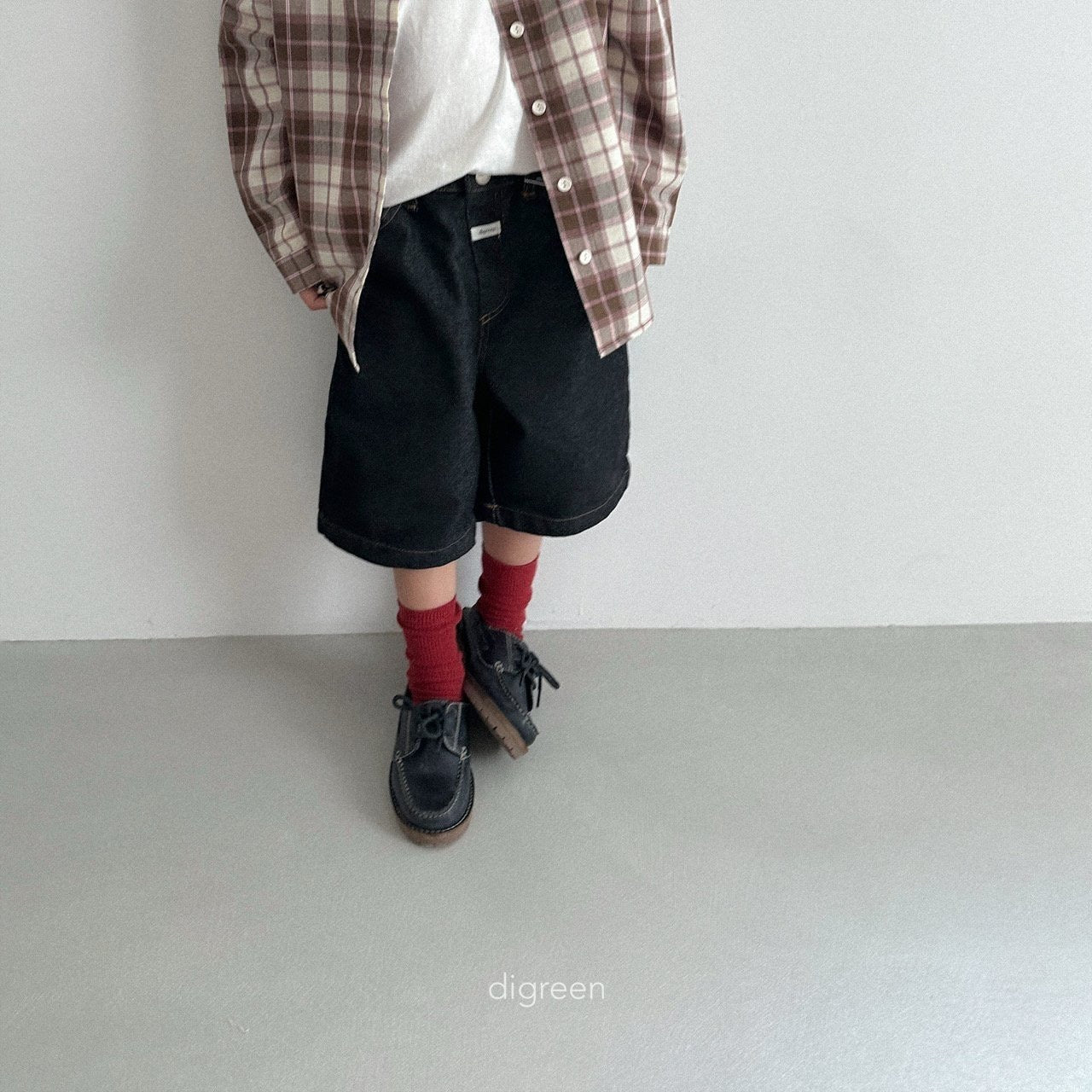 digreen tone-down black socks set (12-23cm)
