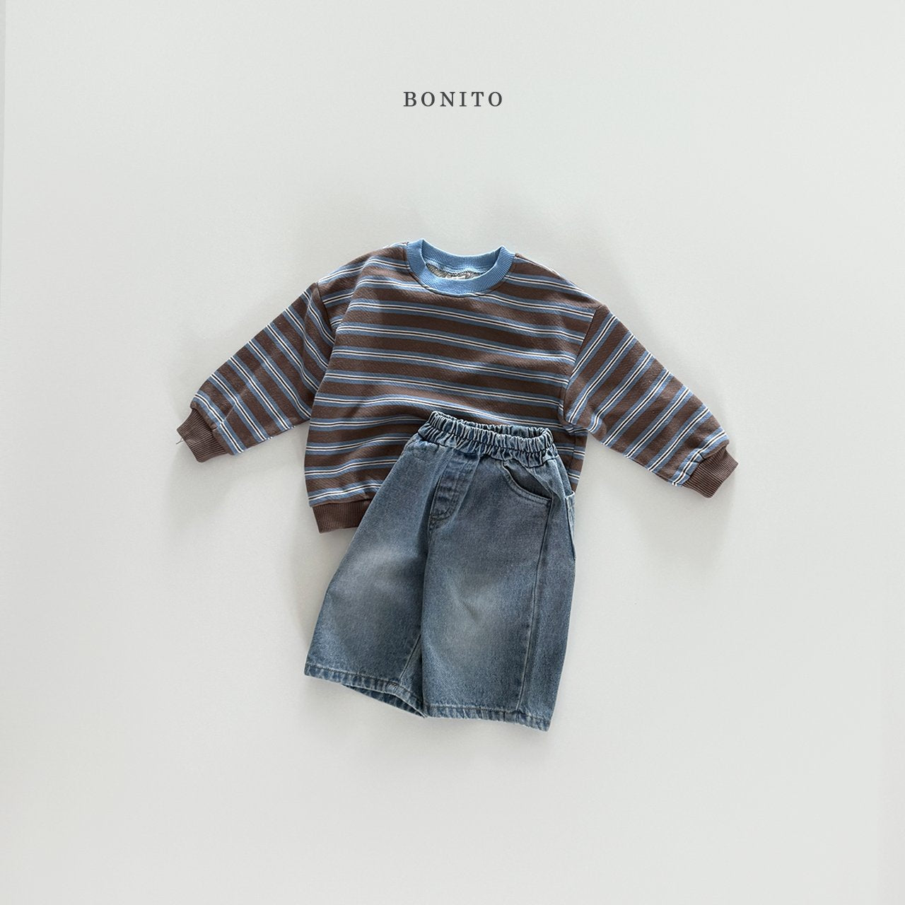 bonito bermuda denim pants (~80-140cm)