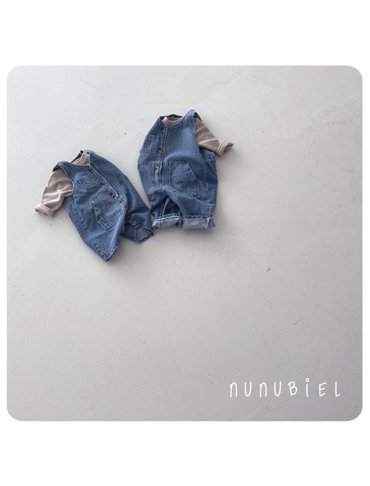nunubiel denim romper (3-18m)