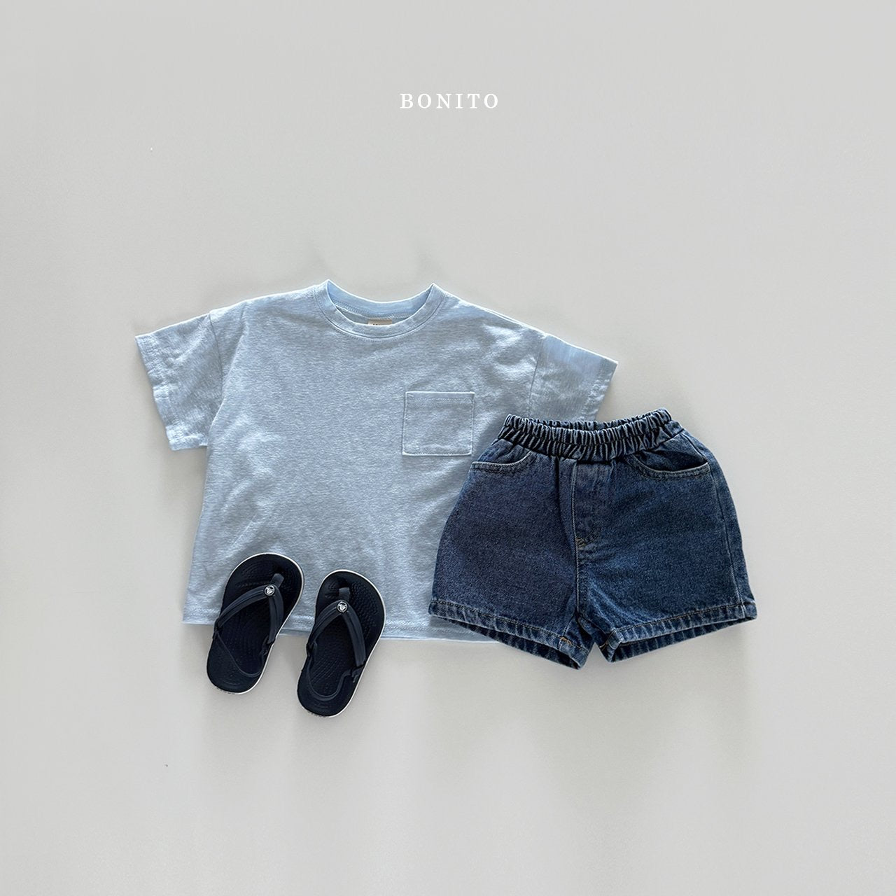 bonito slab pocket tee (70-140cm)