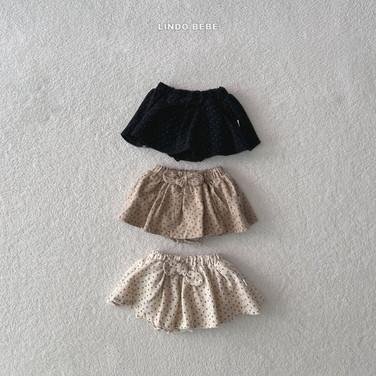 LINDO mini ribbon skirt bloomer(3-18m)