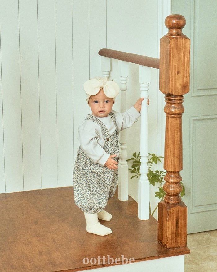 oottbebe bloom suspender suit(3-12m)