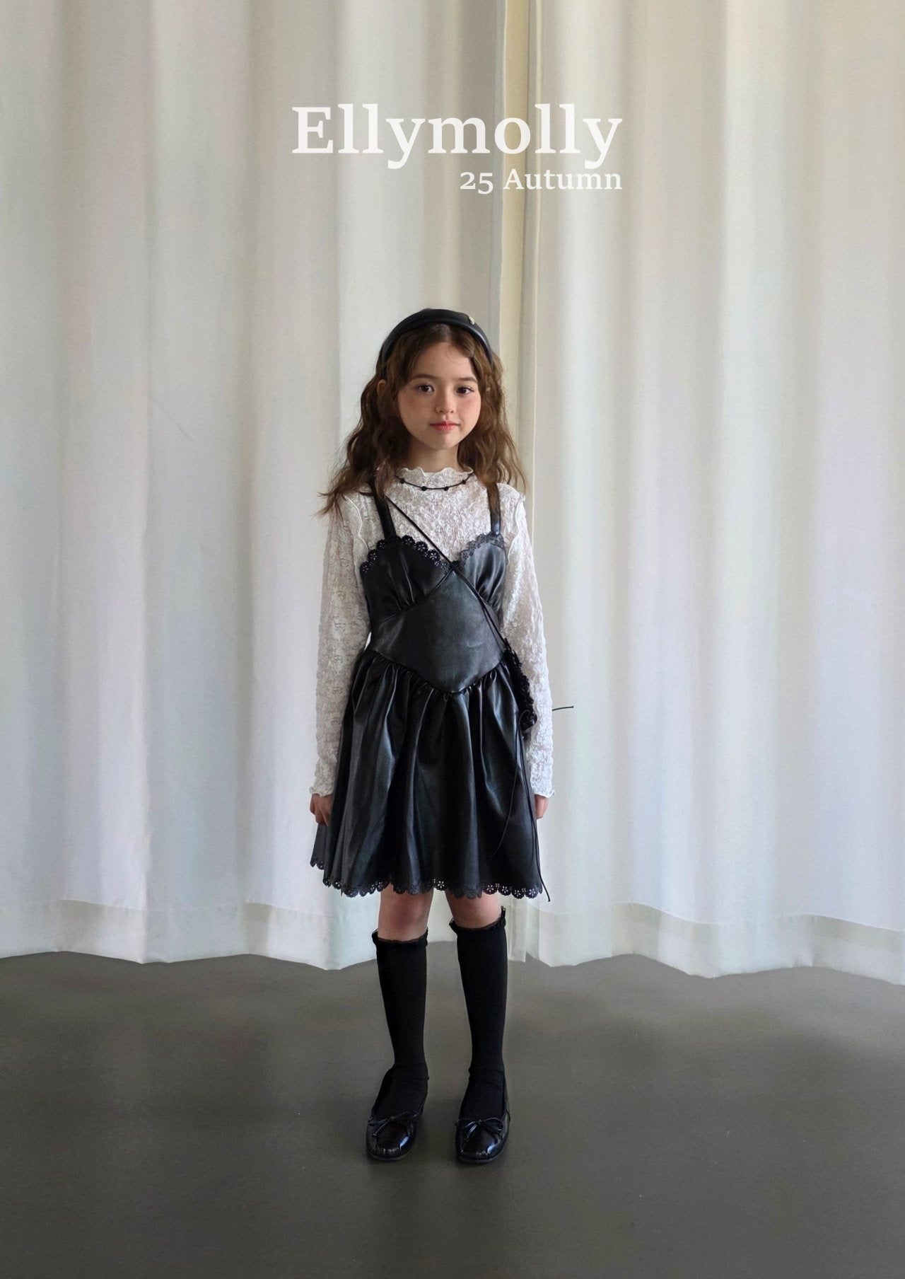 ELLYMOLLY frill knee high socks