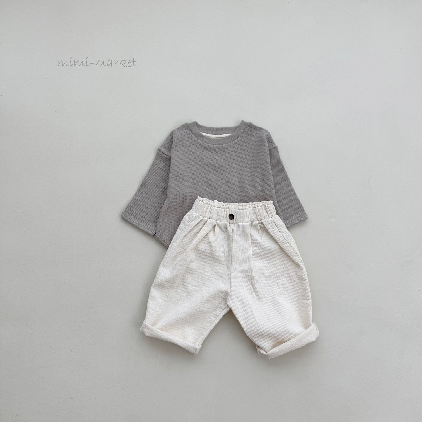 mimi market waffle rappa tee (bebe70-85cm)
