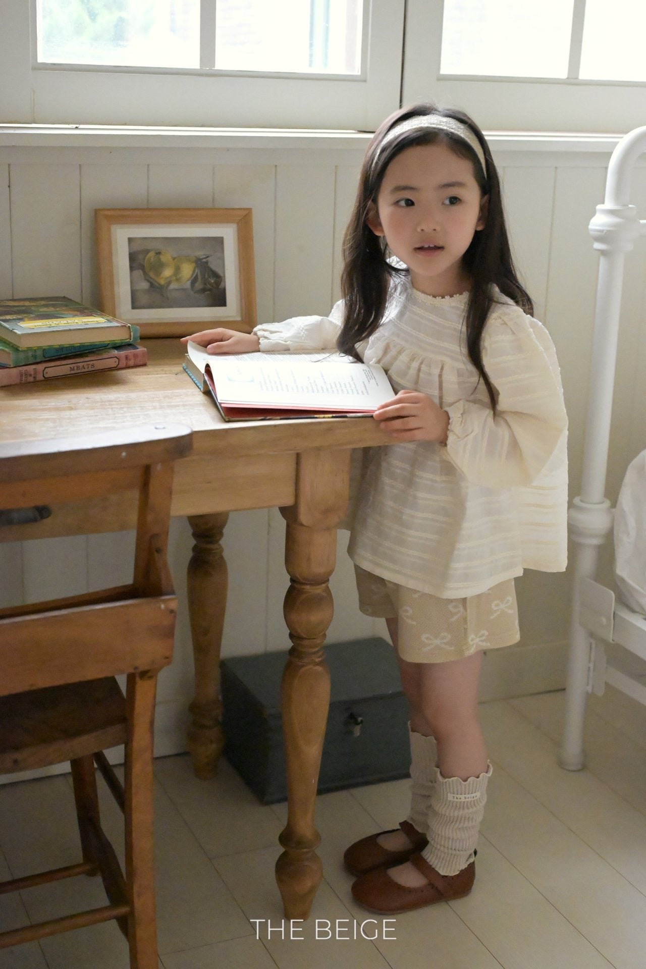 the beige knit pants (80-120cm)