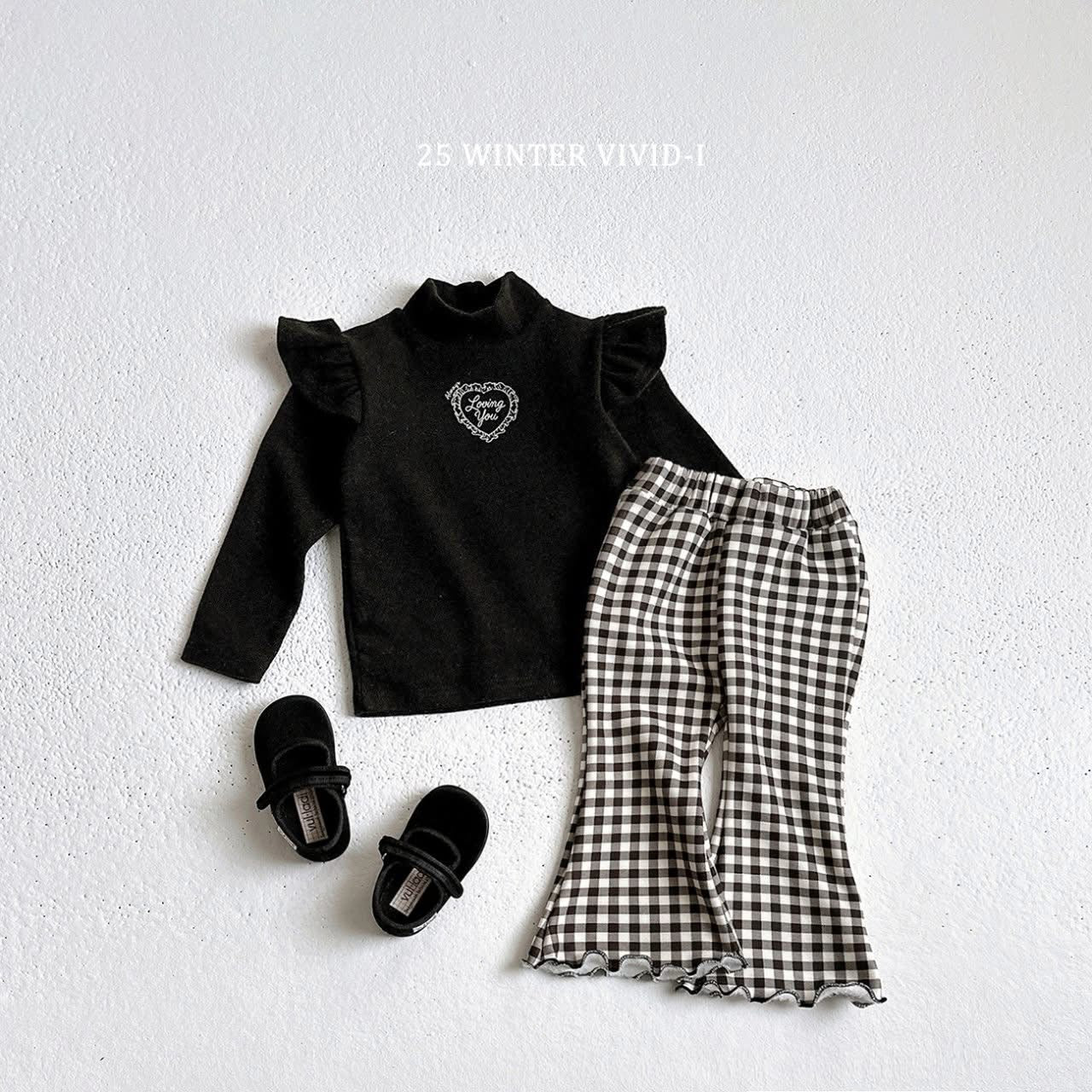 Vivid loving you愛心上衣 (75-135cm)