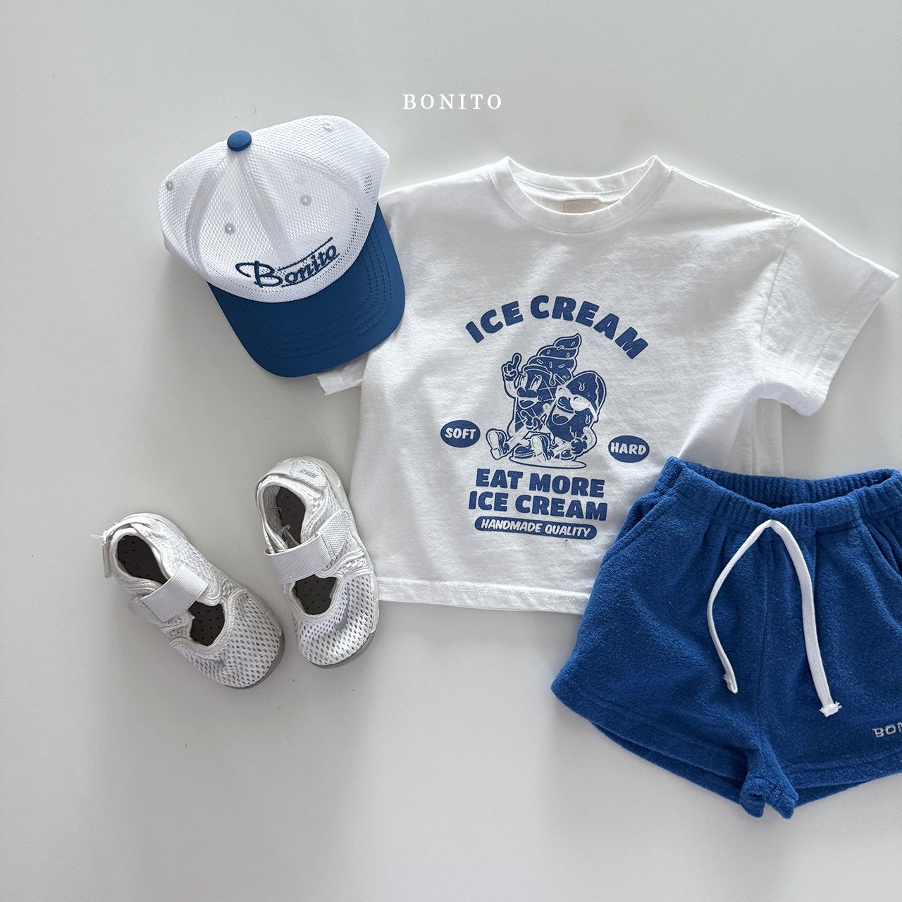 bonito ice cream tee (70-140cm)