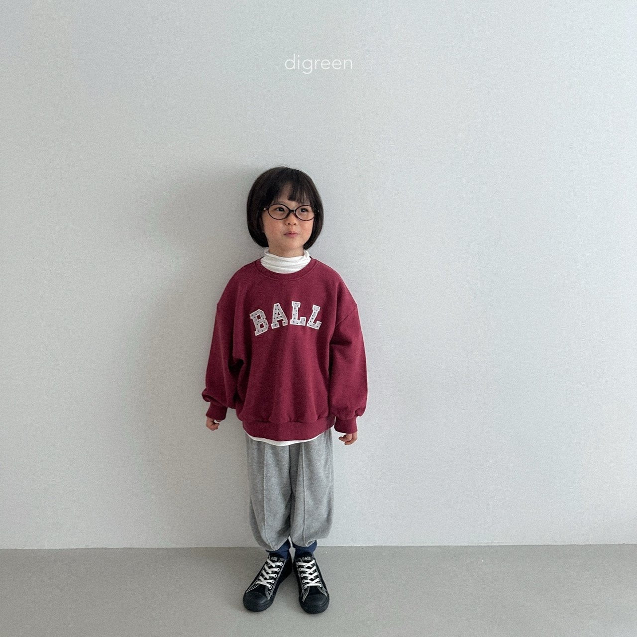 digreen stretchy soft turtleneck (90-130cm)