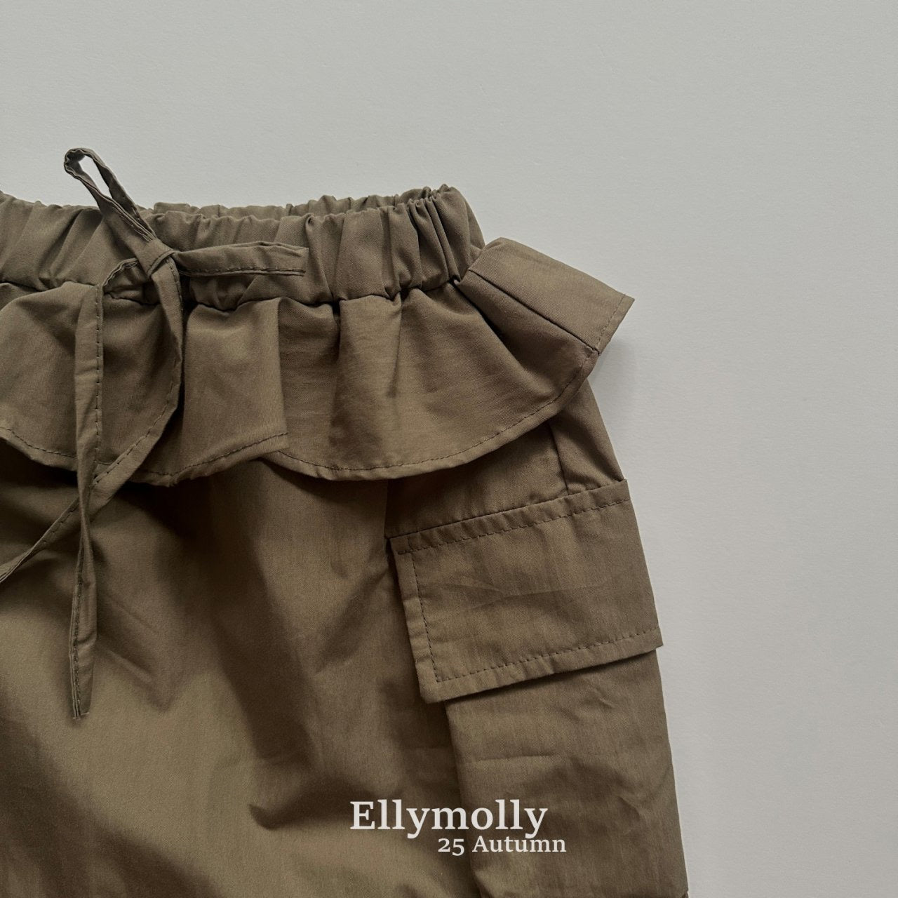 ELLYMOLLY antique frill skirt (90-145cm)