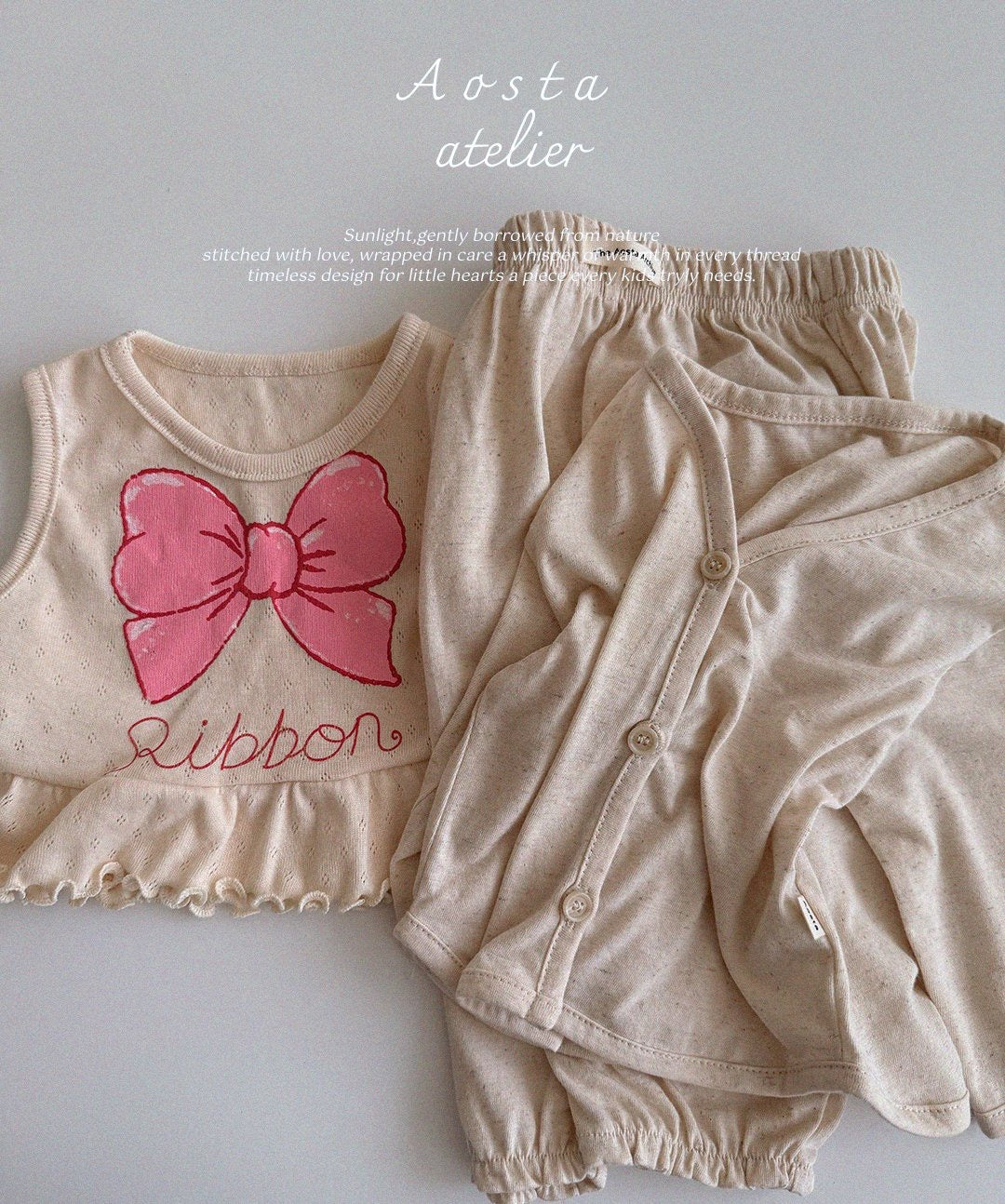 Aosta camellia blouse (70-110cm)