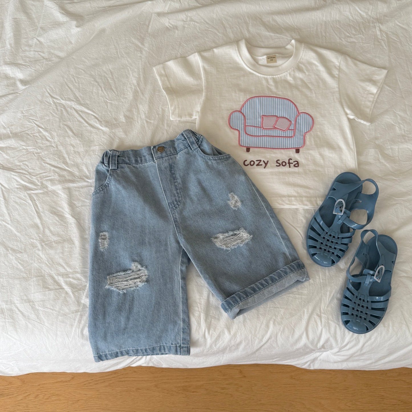 ninibello cozy sofa short sleeve t-shirt (80-130cm)