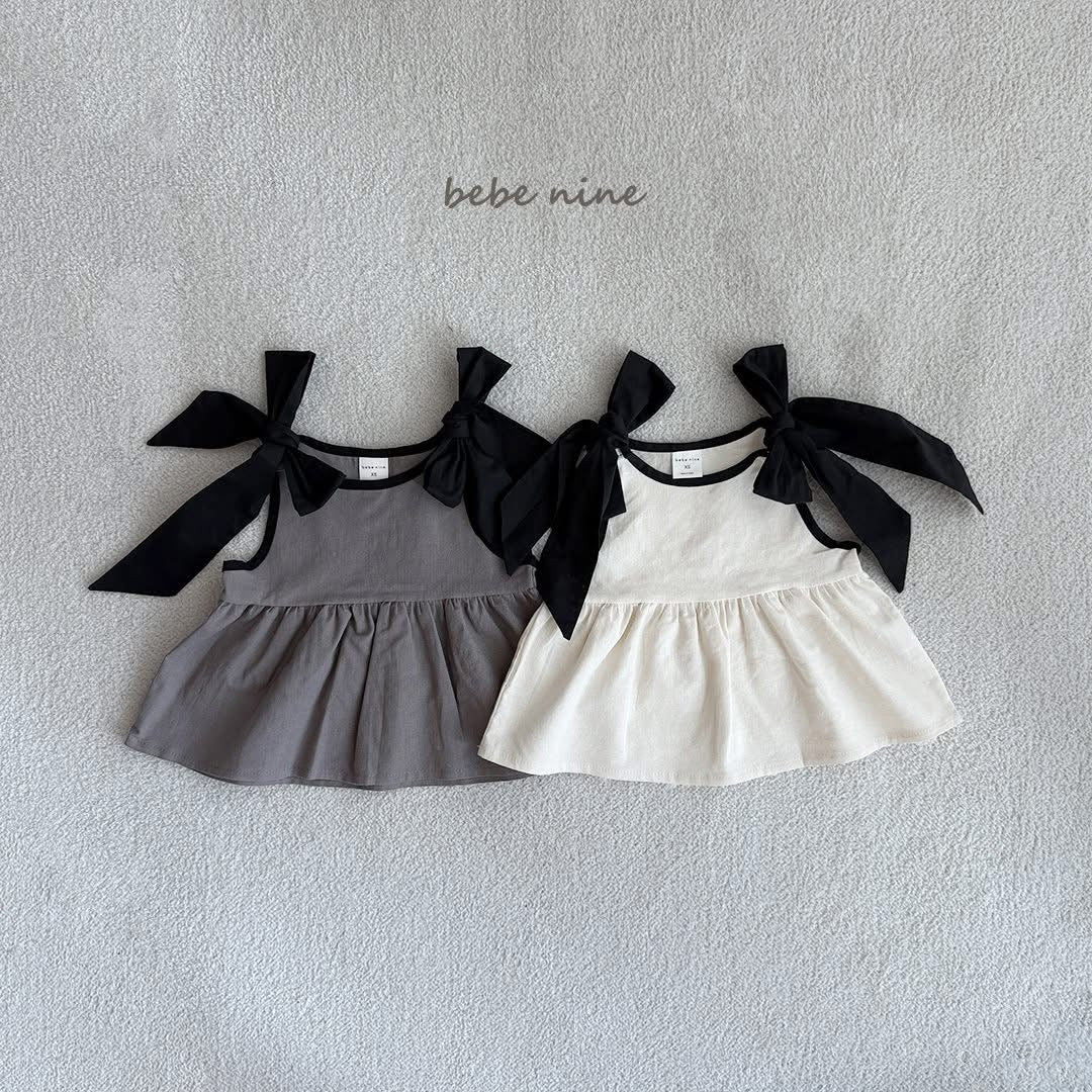 Bebenine 肩膀大大蝴蝶結上衣 (65-115cm)
