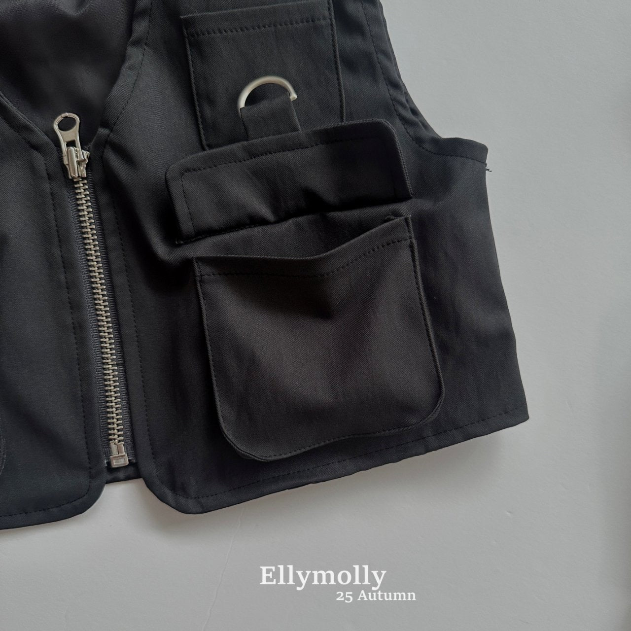 ELLYMOLLY d-ring pocket vest (90-160cm)