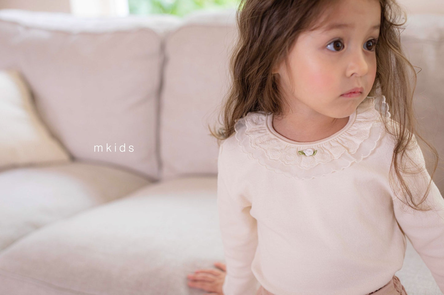 mkids ella lace tee (65-115cm)
