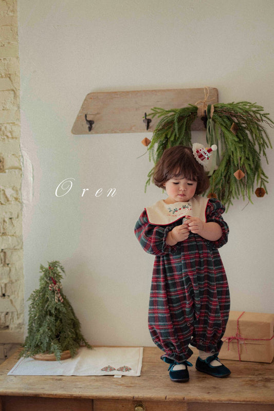 OREN eve check all in one suit (75-90cm)