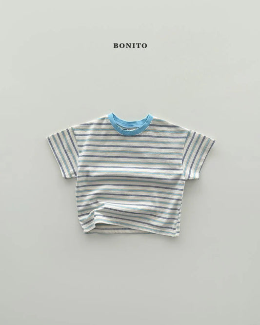 Bonito moa stripe T-shirt (~80-140cm)