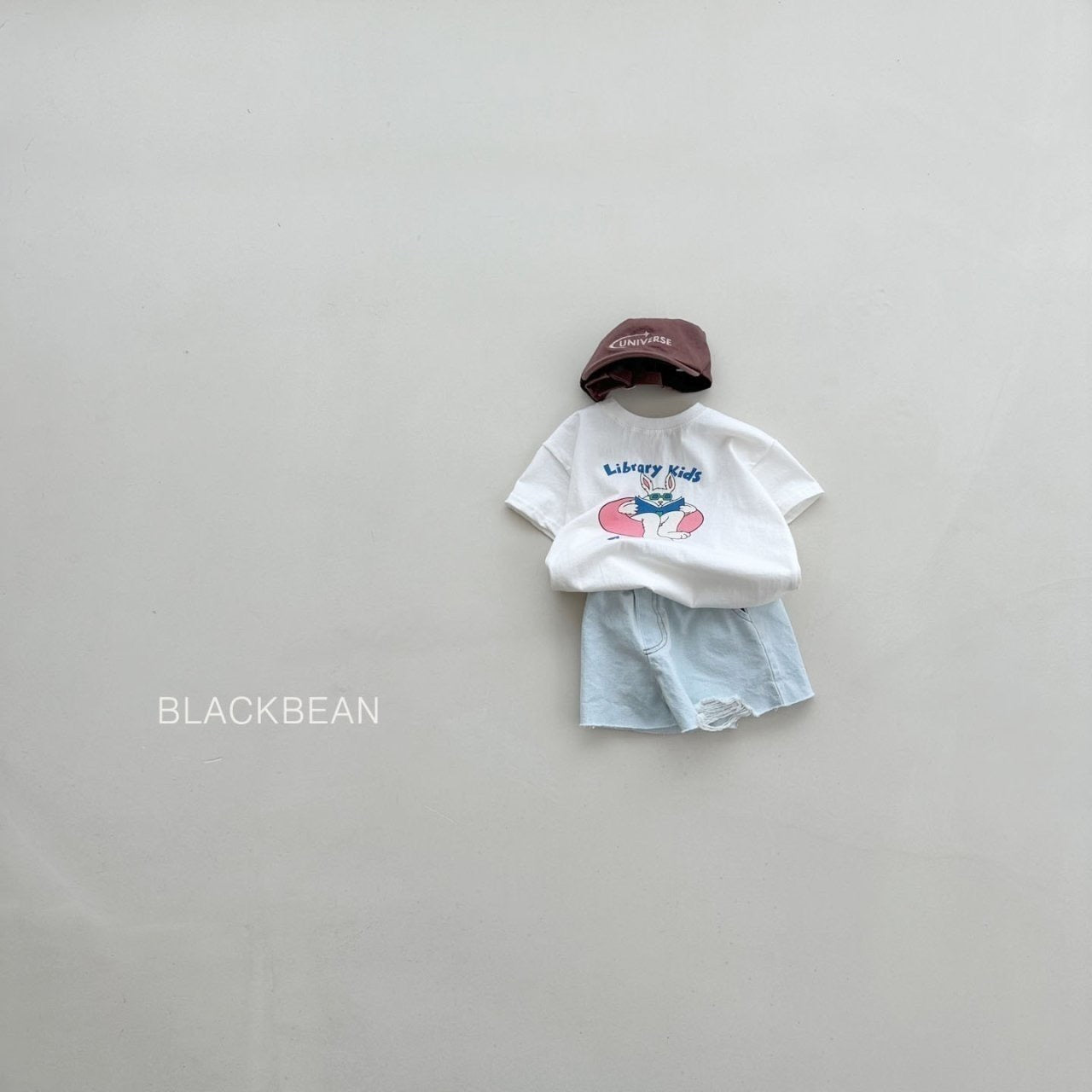 blackbean rabbit tee (85-120cm)
