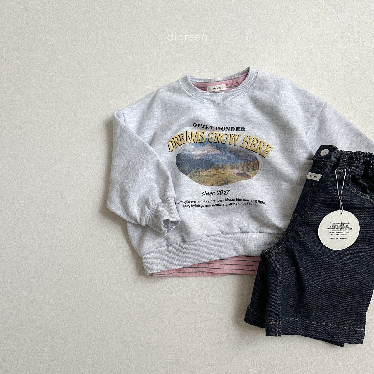 digreen basic st t-shirt (90-130cm)