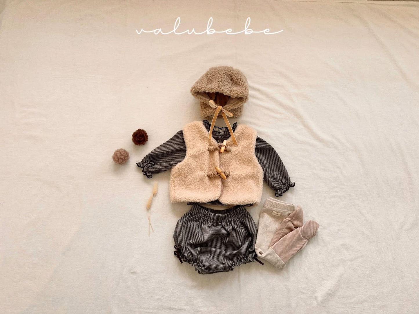 Valubebe 條紋花苞褲 (3-18m)