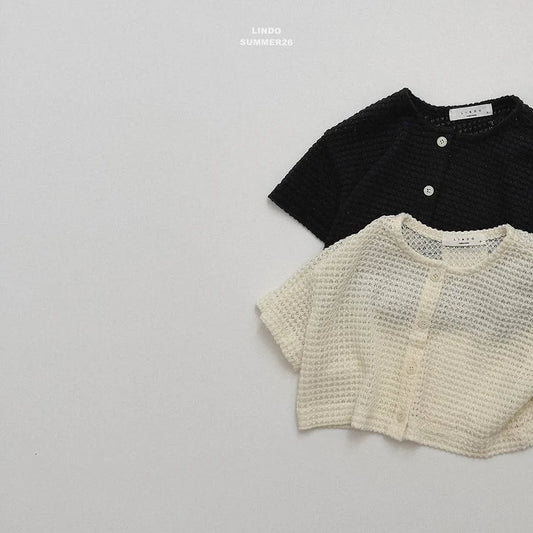 Lindo Knit Short Sleeve Cardigan (85–125cm)