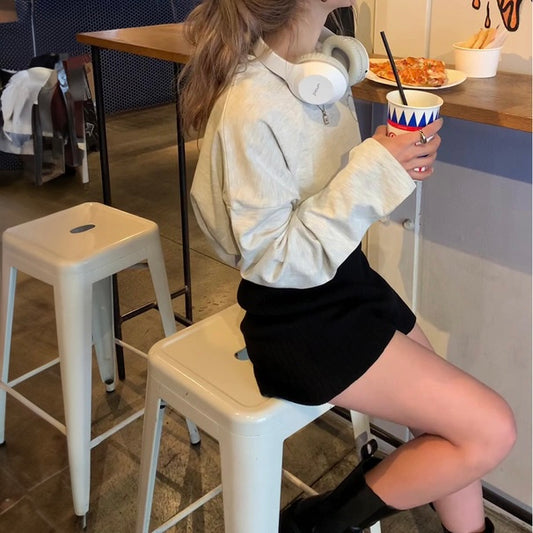 超好搭顯瘦針織短褲