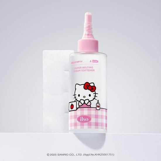 ilso x hello kitty 收毛孔導出液套裝💫 (導出液+黑頭鏟+棉片)