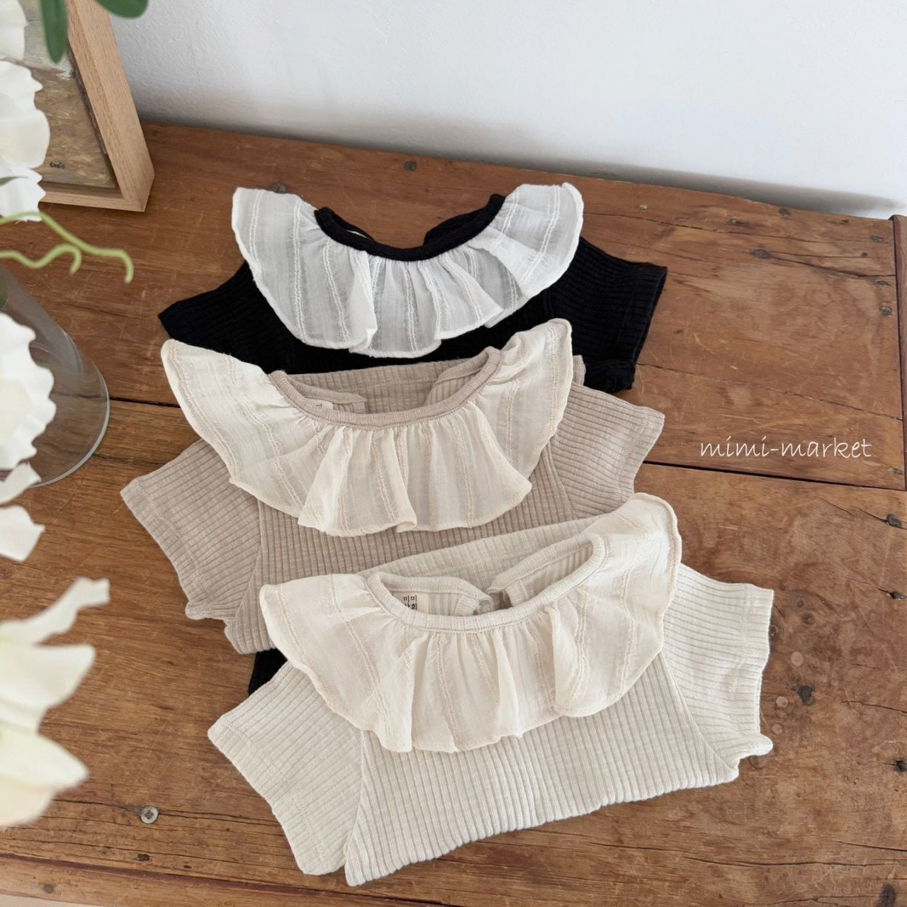 mimi market jay collar tee (70-85cm)