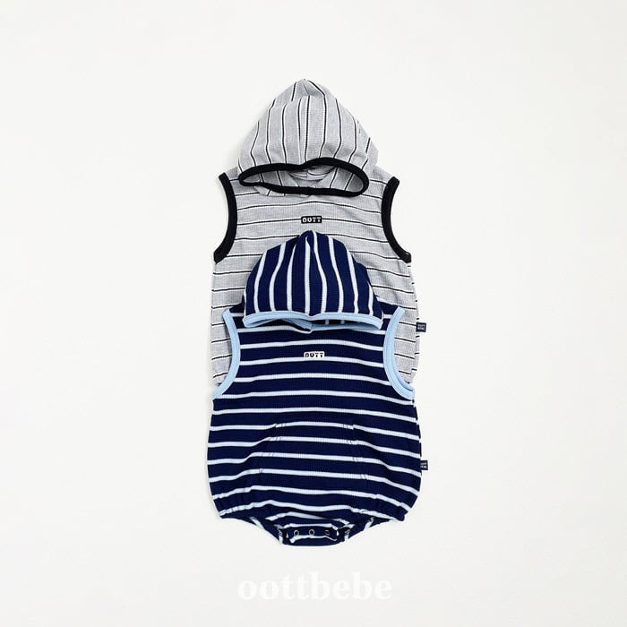 oottbebe urban stripe suit(3-12m)