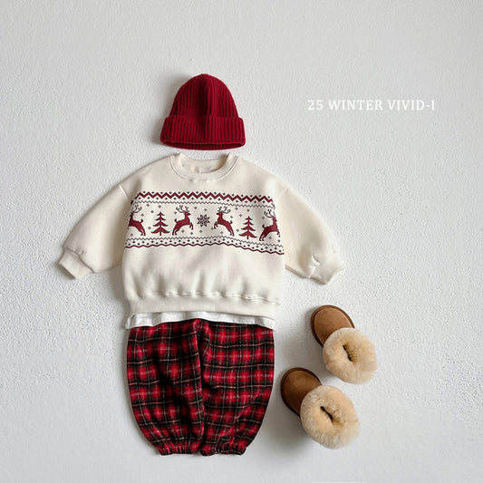 Vivid 馴鹿北極熊上衣 (75-135cm)