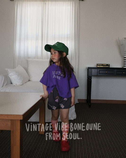 Boneoune vintage bone short tee (80-152cm)