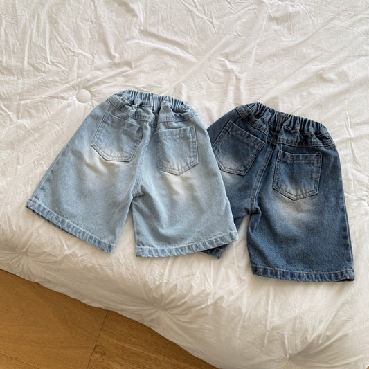 ninibello bermuda pintuck deim pants (80-130cm)