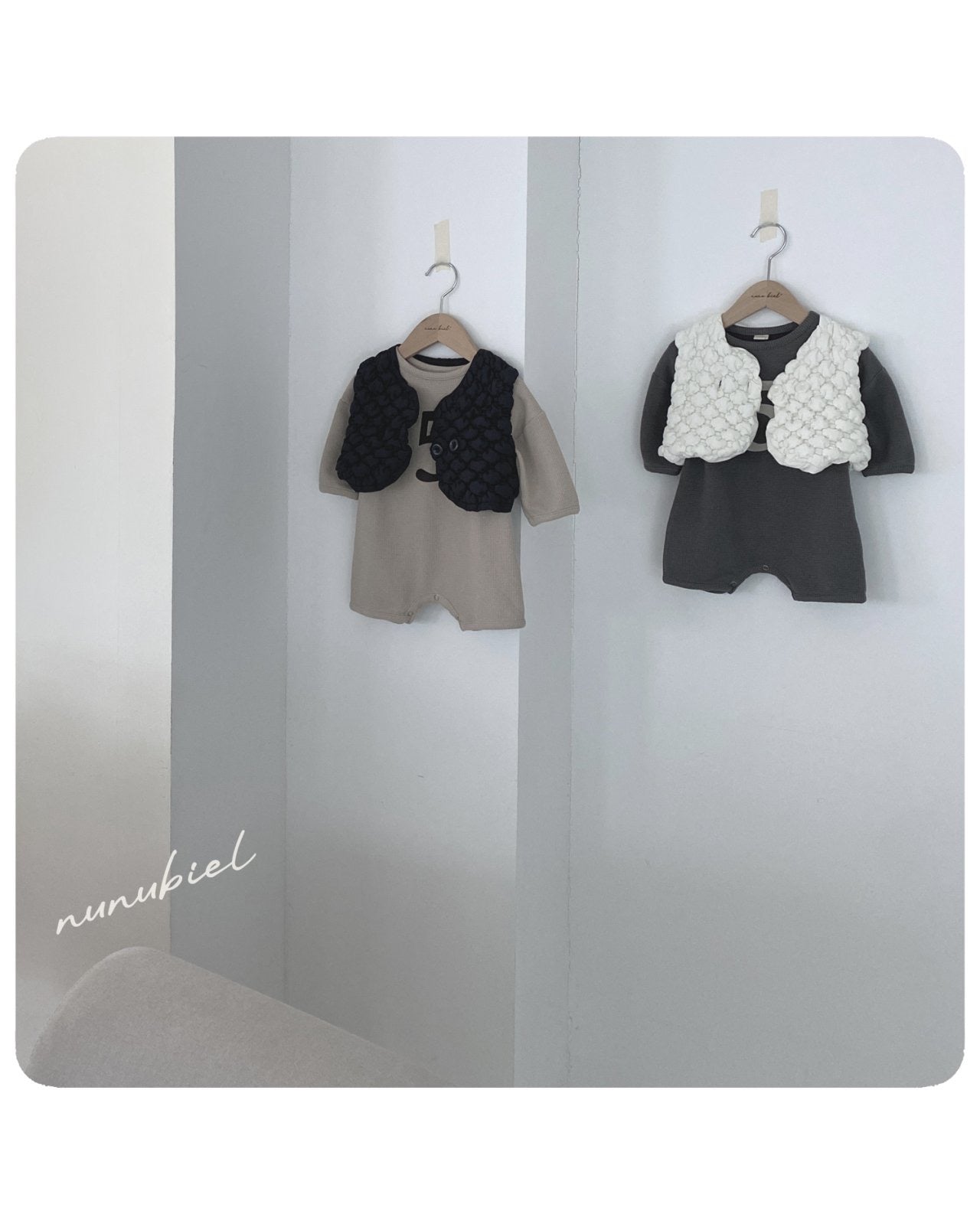 nunubiel bebe popcorn vest (3-18m)