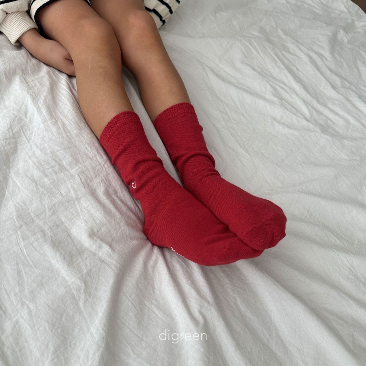 digreen heart socks (12-23cm)