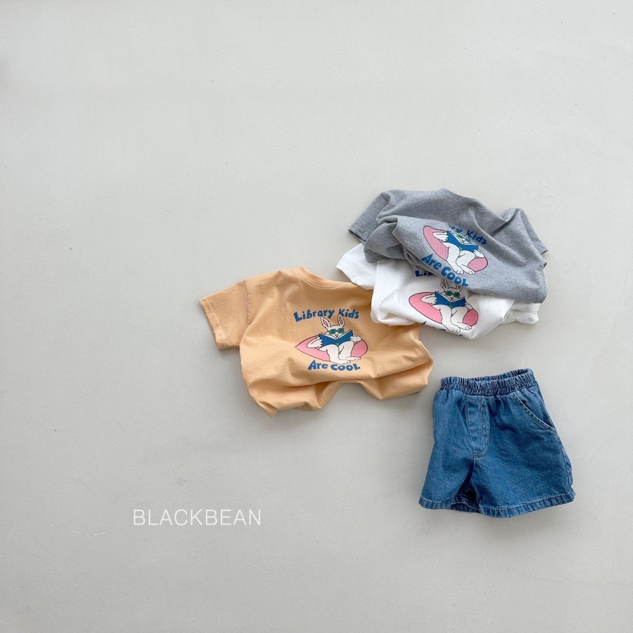 blackbean rabbit tee (85-120cm)