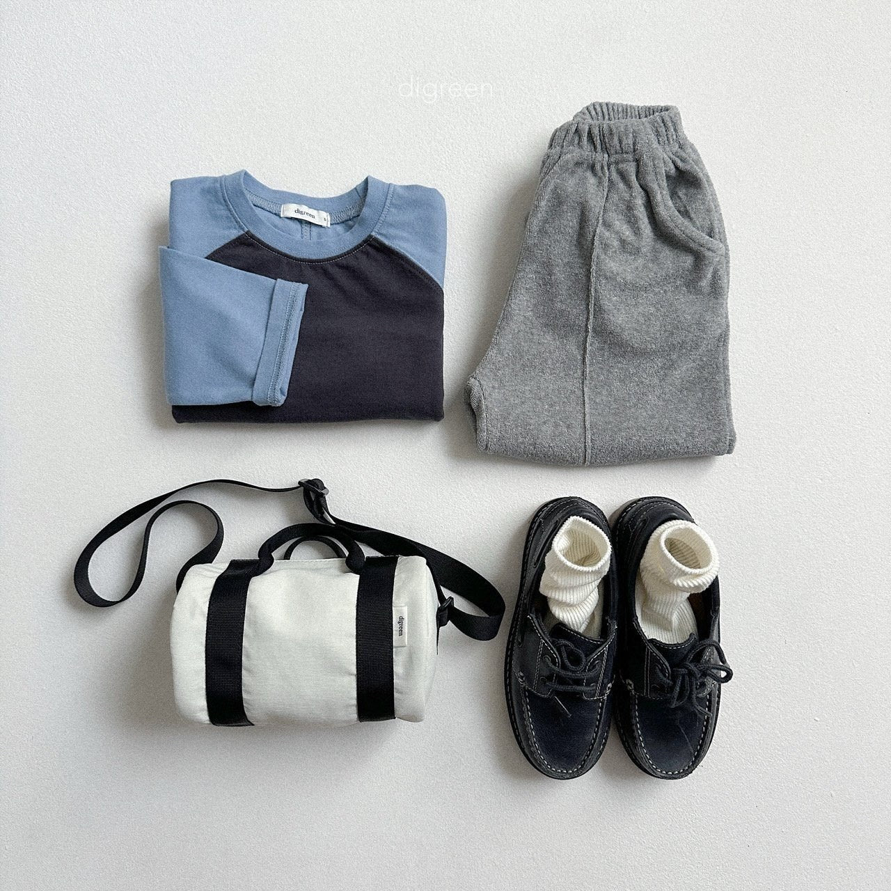 digreen terry jogger pants (90-130cm)