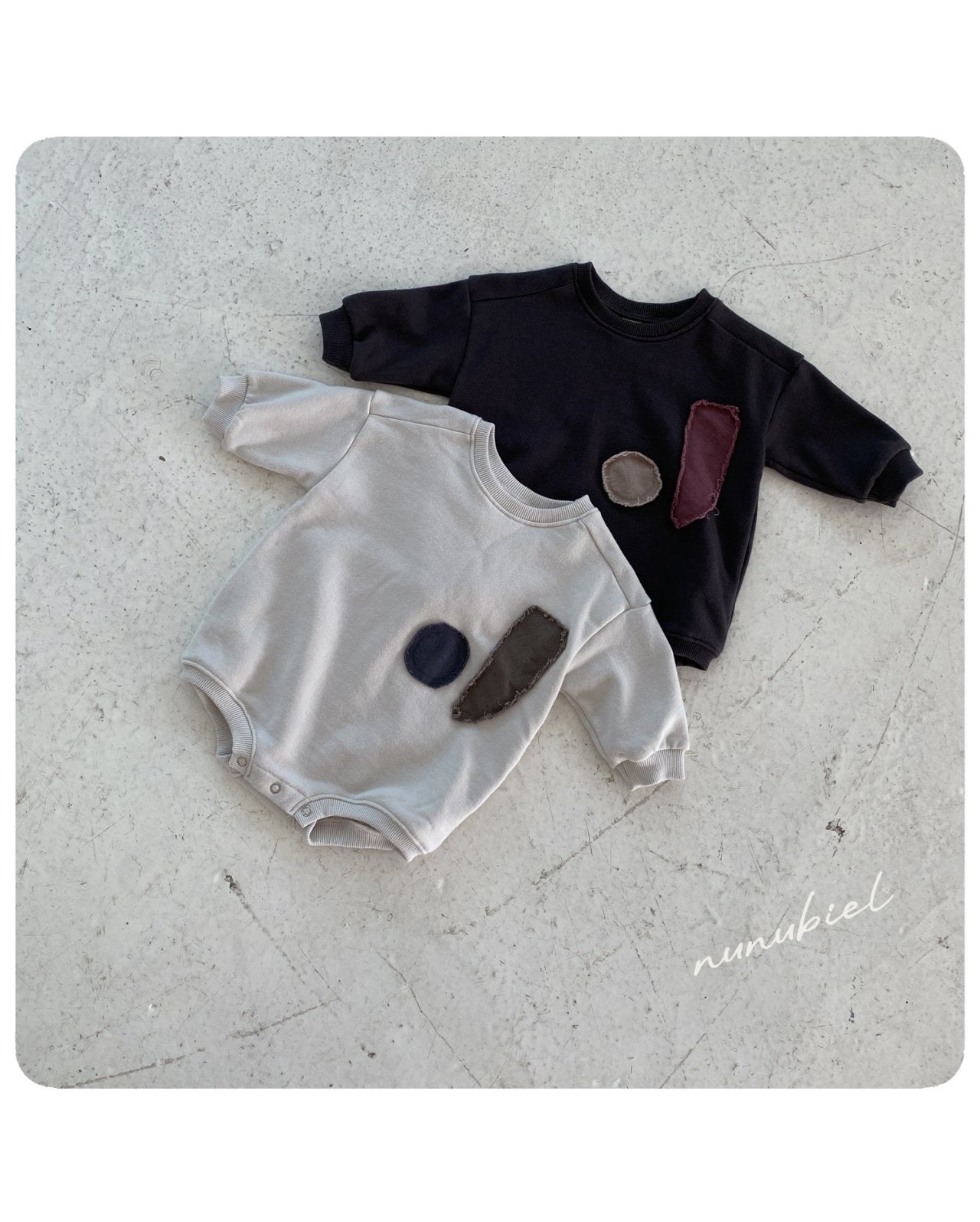 nunubiel patch romper (3-18m)