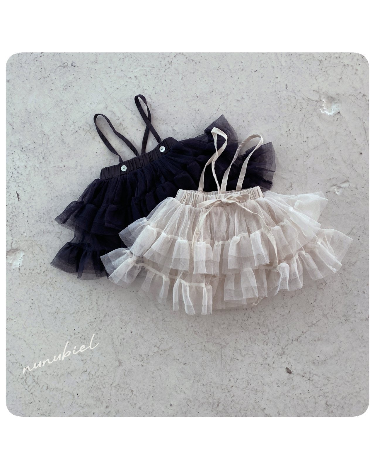 nunubiel bebe mesh skirt (3-18m)