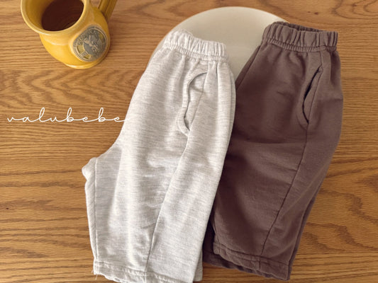 valubebe front slit sweat pants (6-24m)