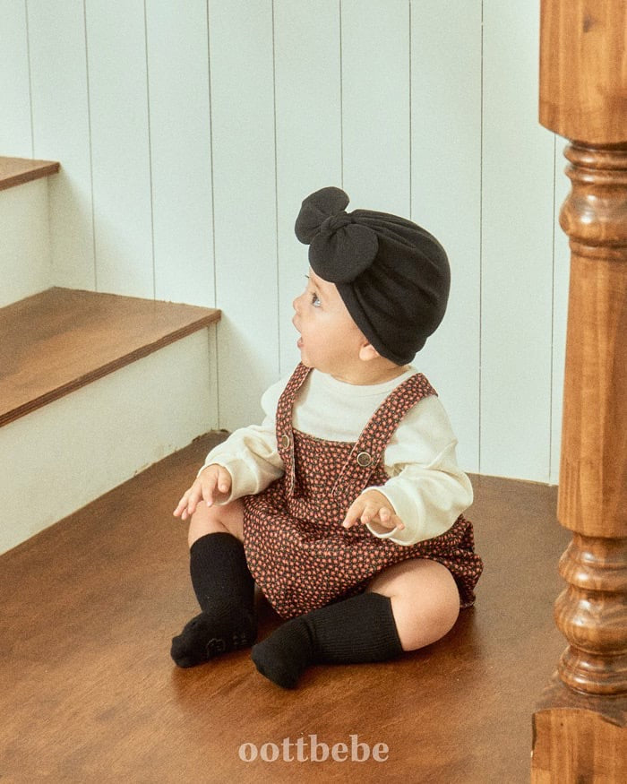 oottbebe bloom suspender suit(3-12m)