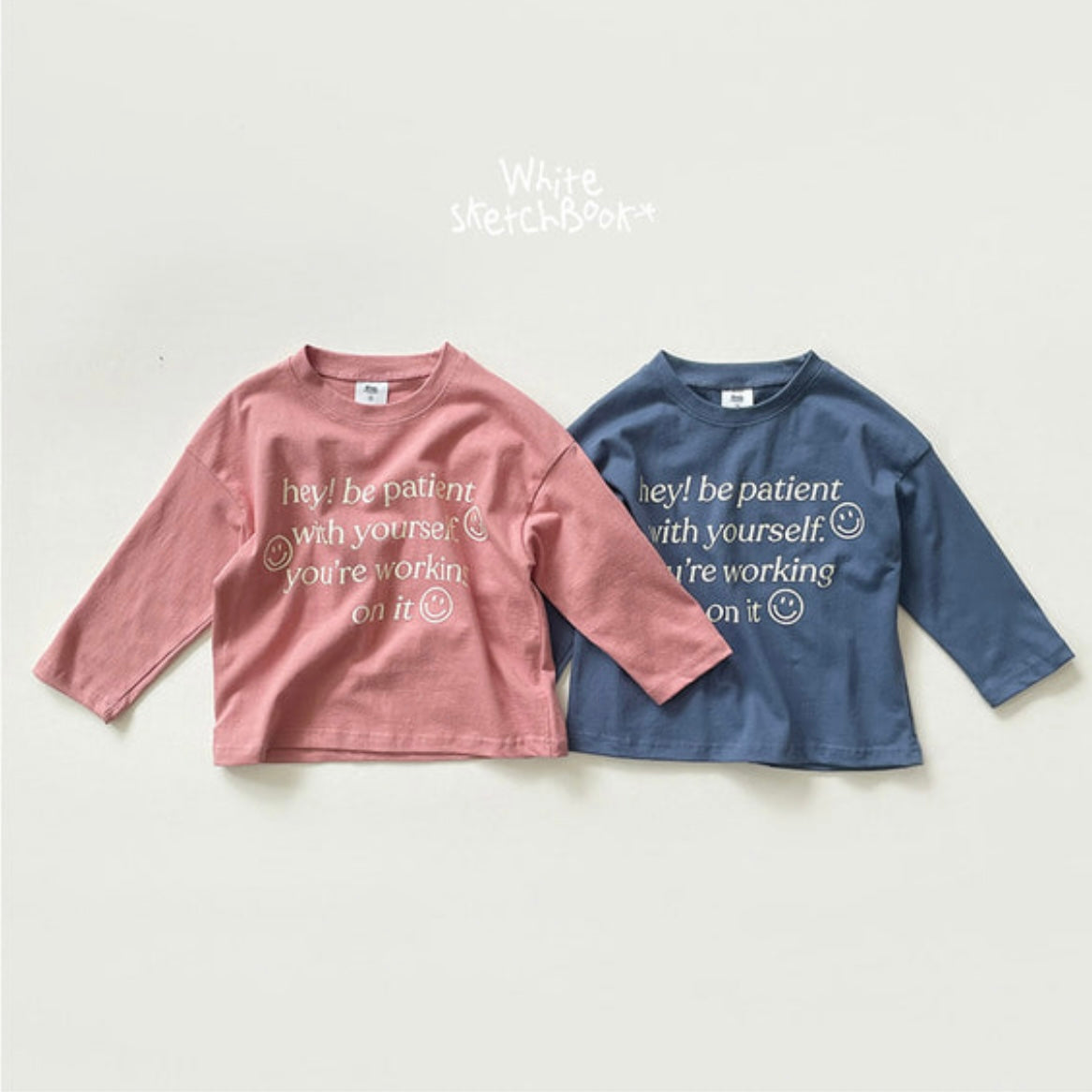 WhitesketchBook cozy smiley (90-140cm)