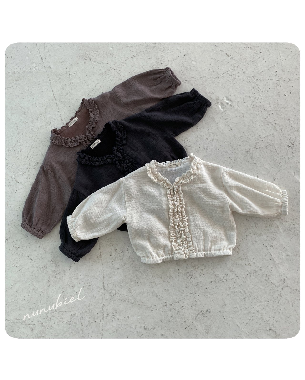 nunubiel bebe dofle blouse (3-18m)